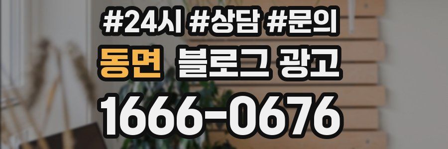 동면 브랜드 블로그