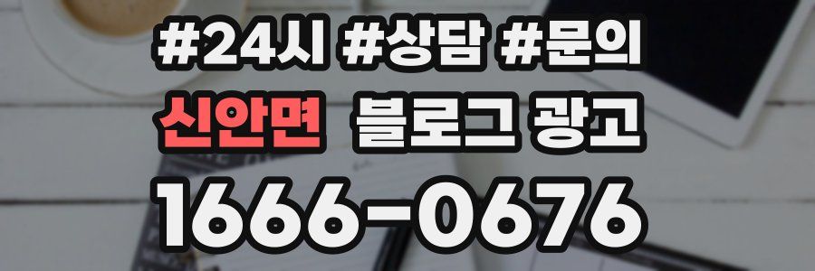 신안면 브랜드 블로그