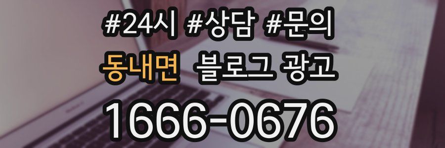 동내면 브랜드 블로그
