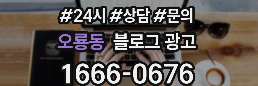 오룡동 브랜드 블로그