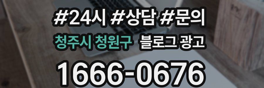 청주시 청원구 브랜드 블로그
