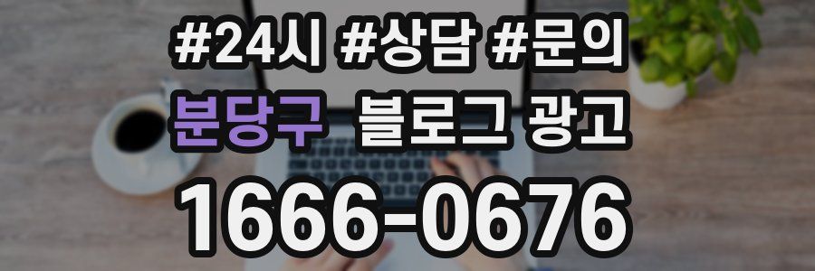 분당구 브랜드 블로그