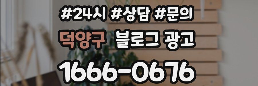 덕양구 브랜드 블로그