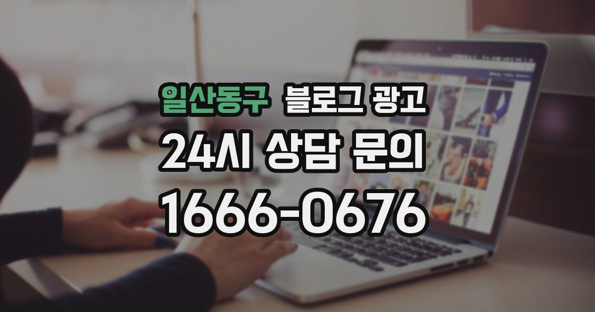 일산동구 블로그 광고