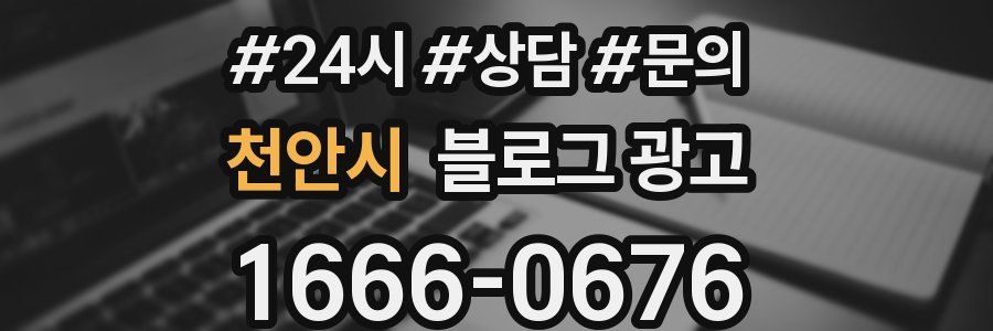 천안시 브랜드 블로그