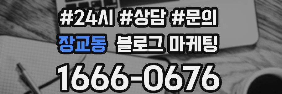 장교동 브랜드 블로그