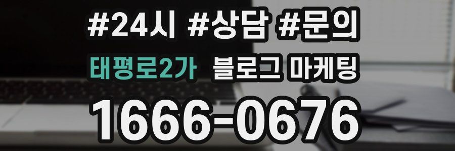 태평로2가 브랜드 블로그
