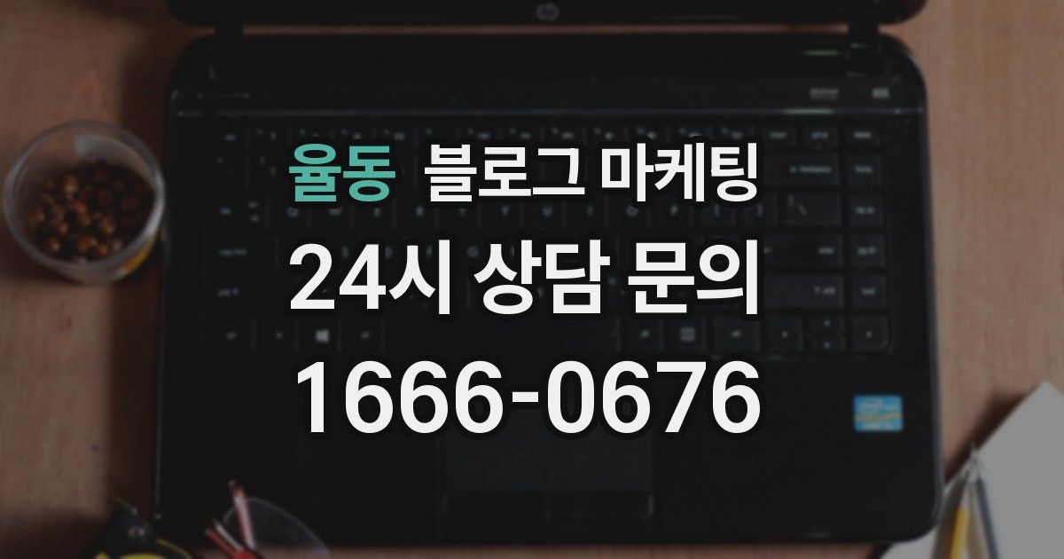 율동 블로그 마케팅