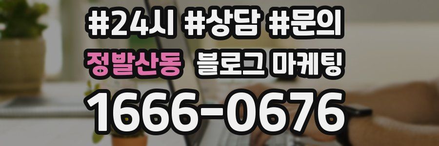 정발산동 브랜드 블로그