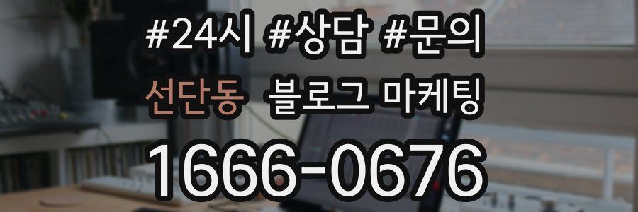 선단동 브랜드 블로그