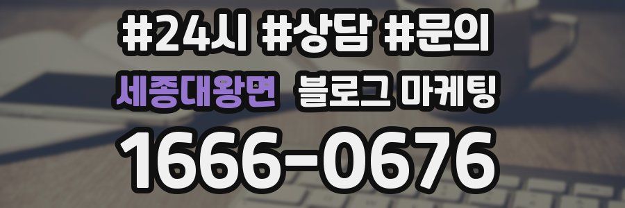 세종대왕면 브랜드 블로그