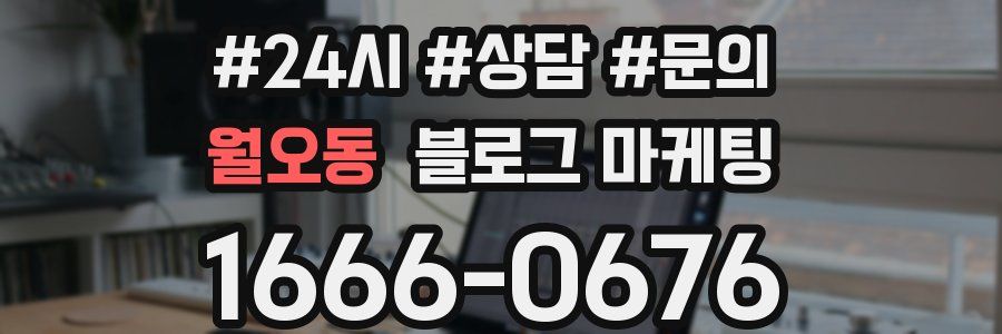 월오동 브랜드 블로그