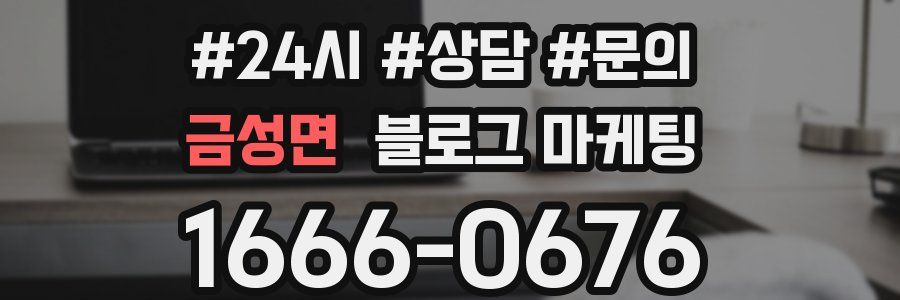 금성면 브랜드 블로그