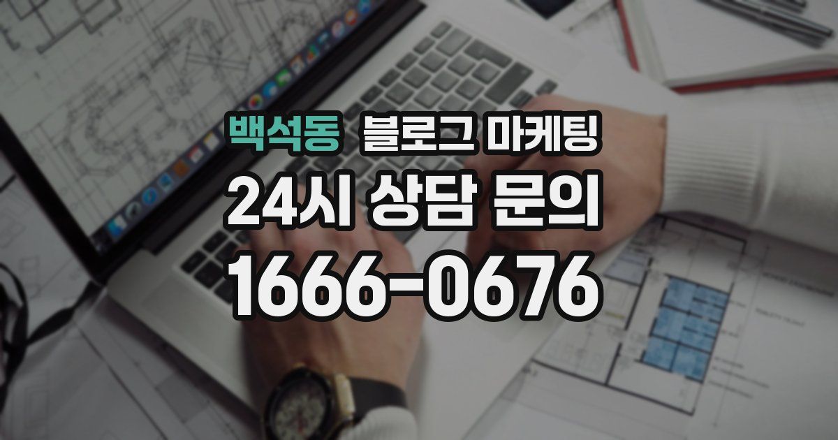 백석동 블로그 마케팅