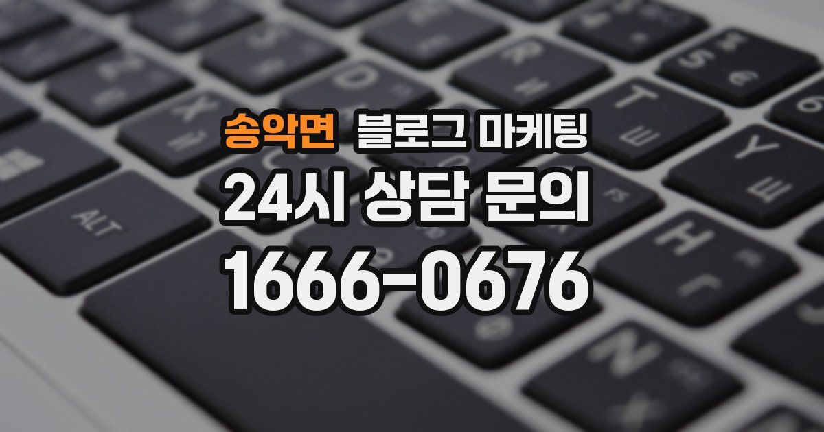 송악면 블로그 마케팅