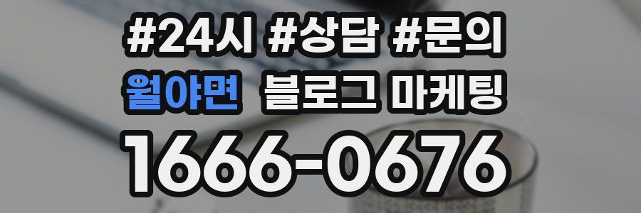 월야면 브랜드 블로그