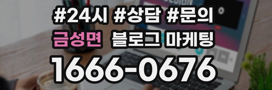 금성면 브랜드 블로그