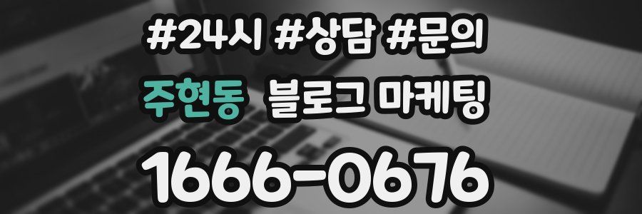 주현동 브랜드 블로그