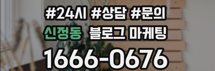 신정동 브랜드 블로그