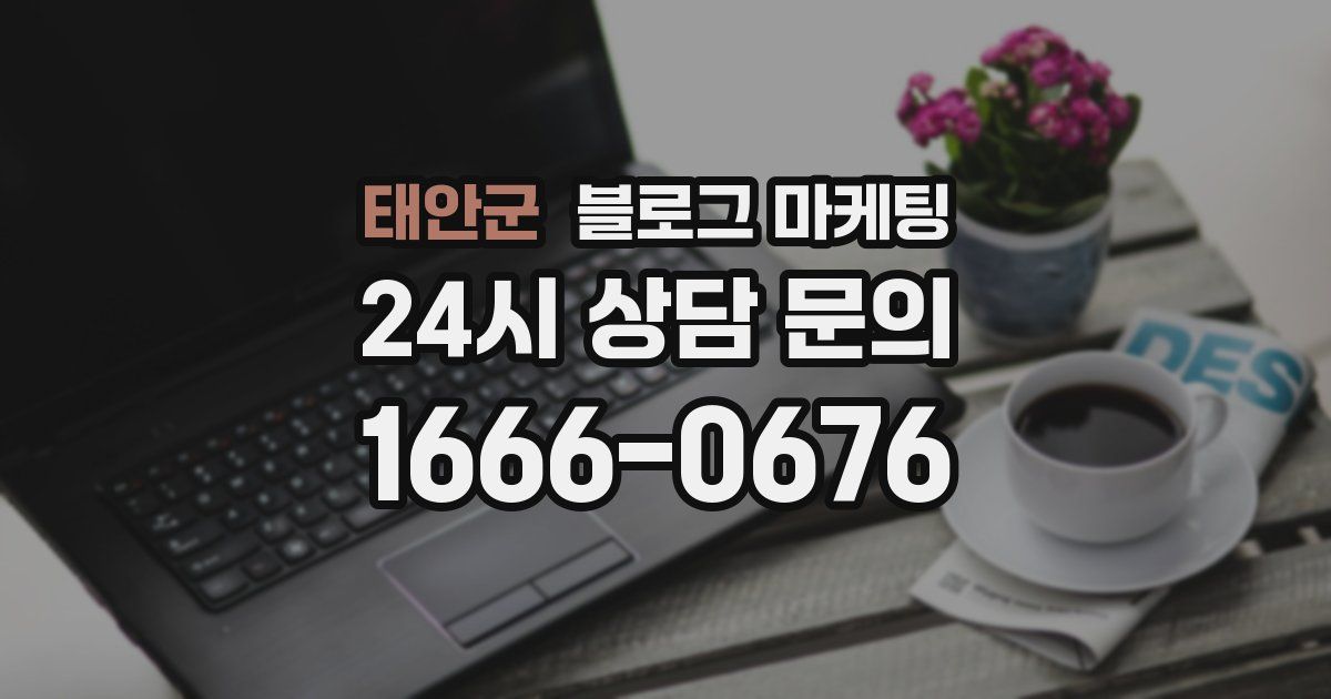태안군 블로그 마케팅