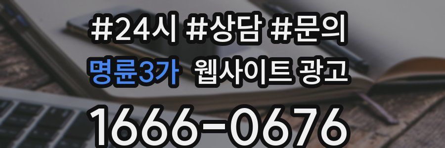 명륜3가 웹사이트 광고