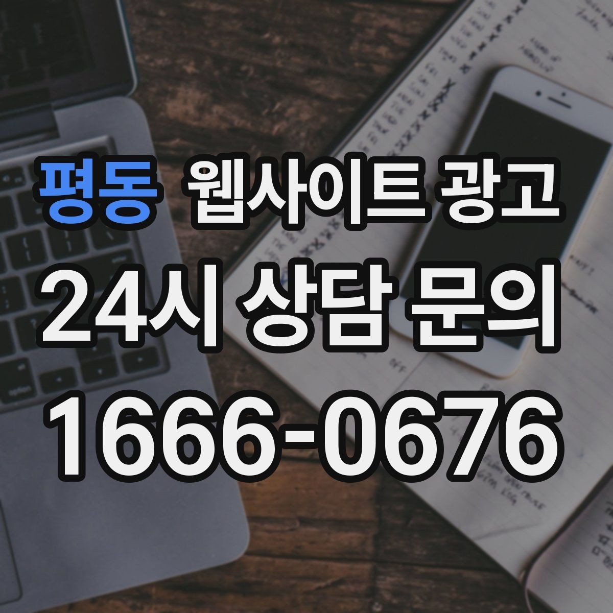 평동 웹사이트 광고 대표 서비스 3개로 사이트를 단순화하는 전략