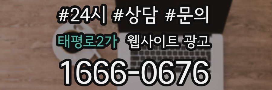 태평로2가 웹사이트 광고