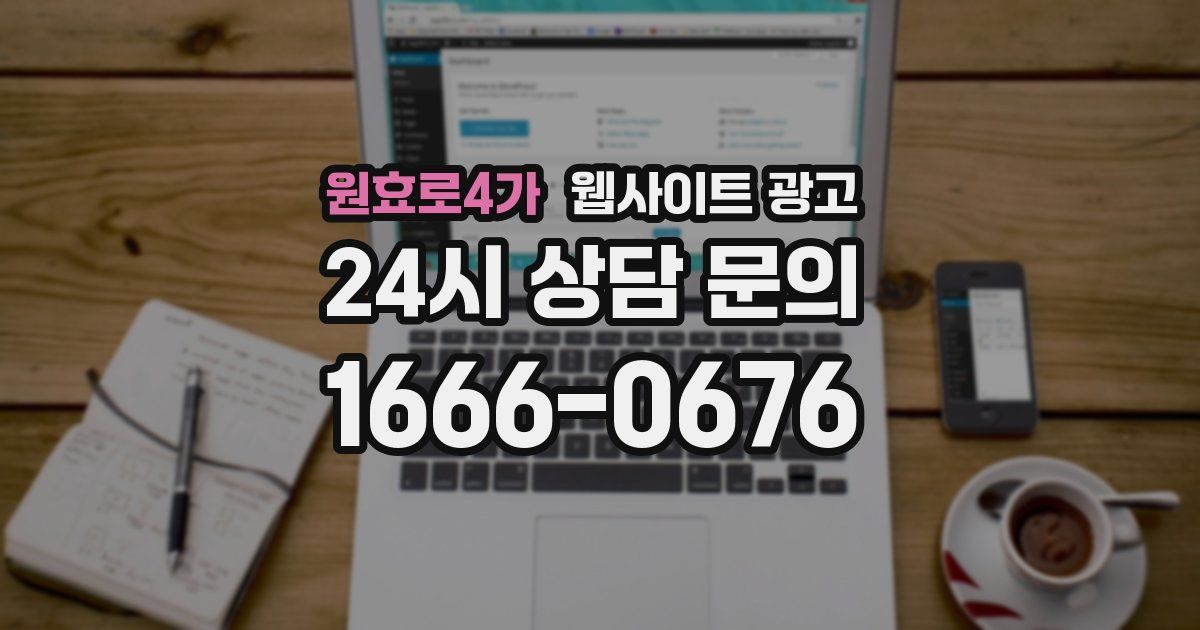 원효로4가 웹사이트 광고