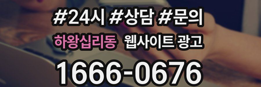 하왕십리동 웹사이트 광고
