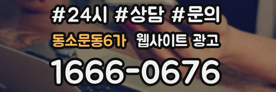 동소문동6가 웹사이트 광고