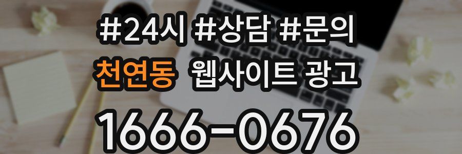 천연동 웹사이트 광고