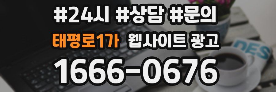 태평로1가 웹사이트 광고