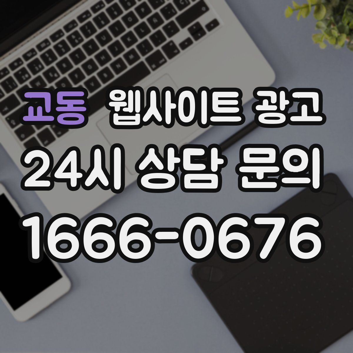 교동 웹사이트 광고