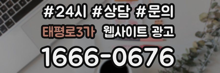 태평로3가 웹사이트 광고