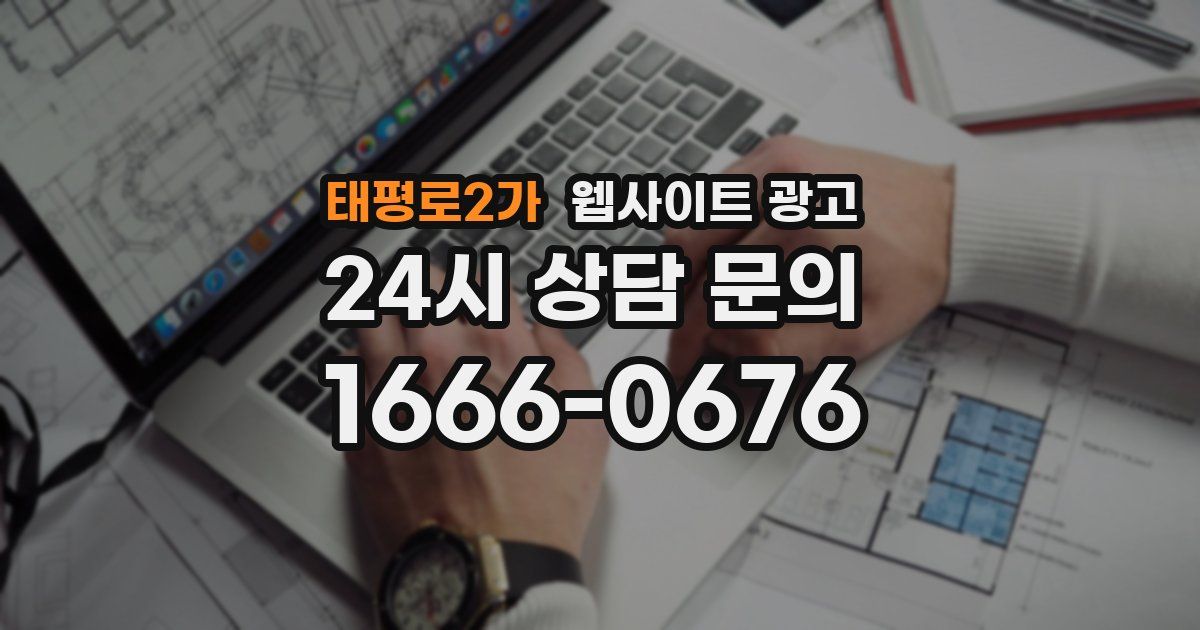 태평로2가 웹사이트 광고