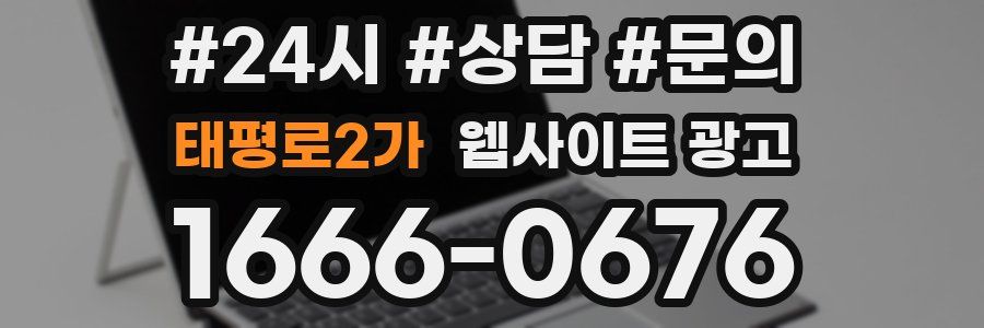 태평로2가 웹사이트 광고