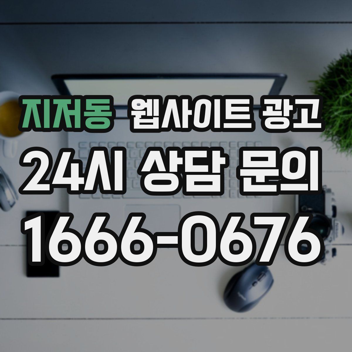 지저동 웹사이트 광고
