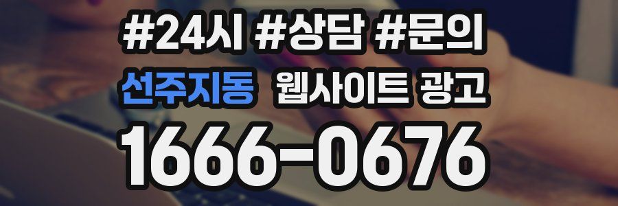 선주지동 웹사이트 광고
