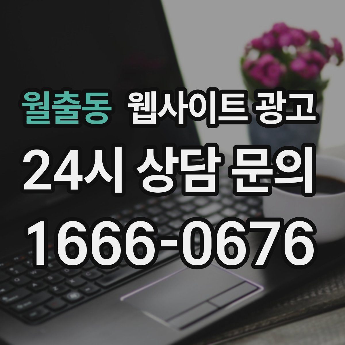 월출동 웹사이트 광고