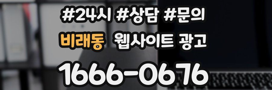 비래동 웹사이트 광고