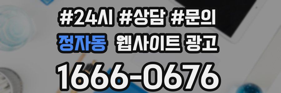 정자동 웹사이트 광고