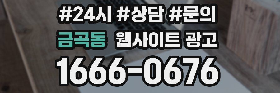 금곡동 웹사이트 광고