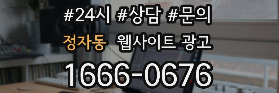 정자동 웹사이트 광고