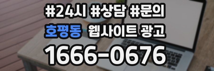 호평동 웹사이트 광고