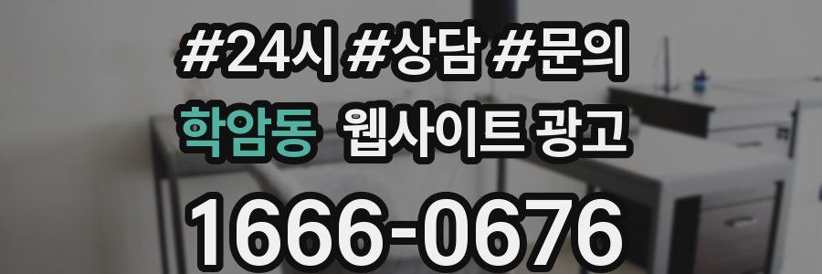 학암동 웹사이트 광고