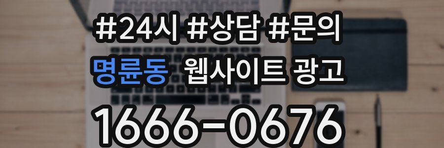 명륜동 웹사이트 광고