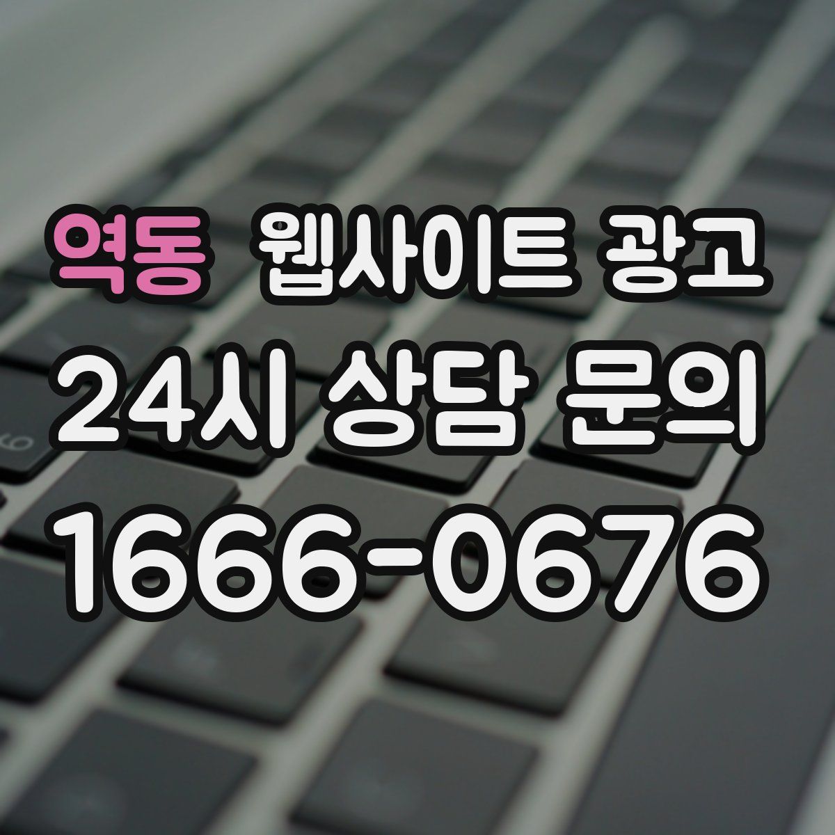 역동 웹사이트 광고