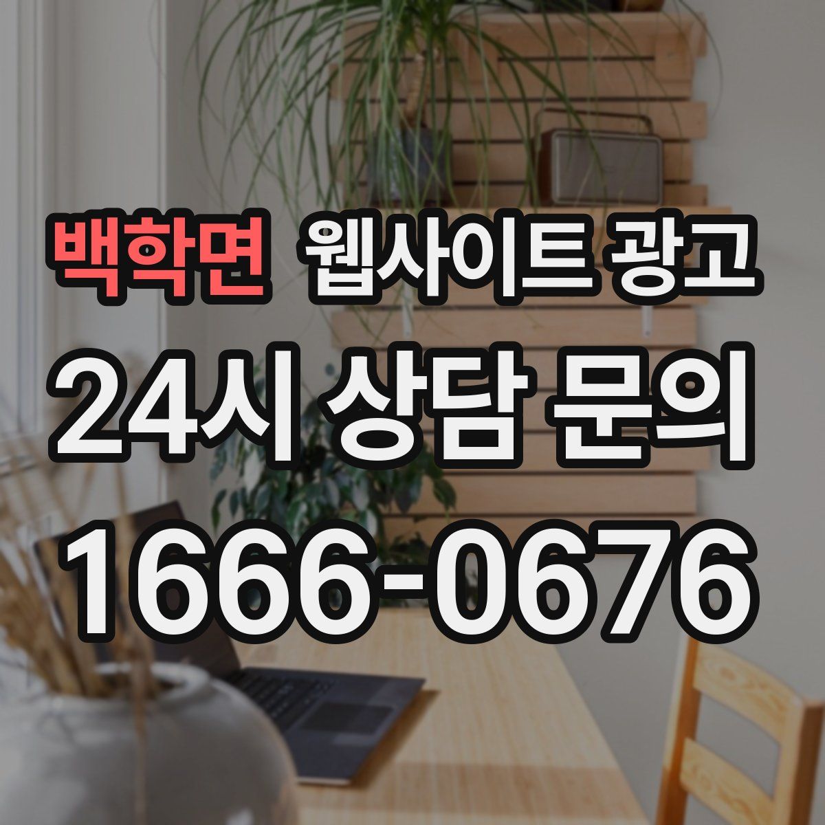 백학면 웹사이트 광고