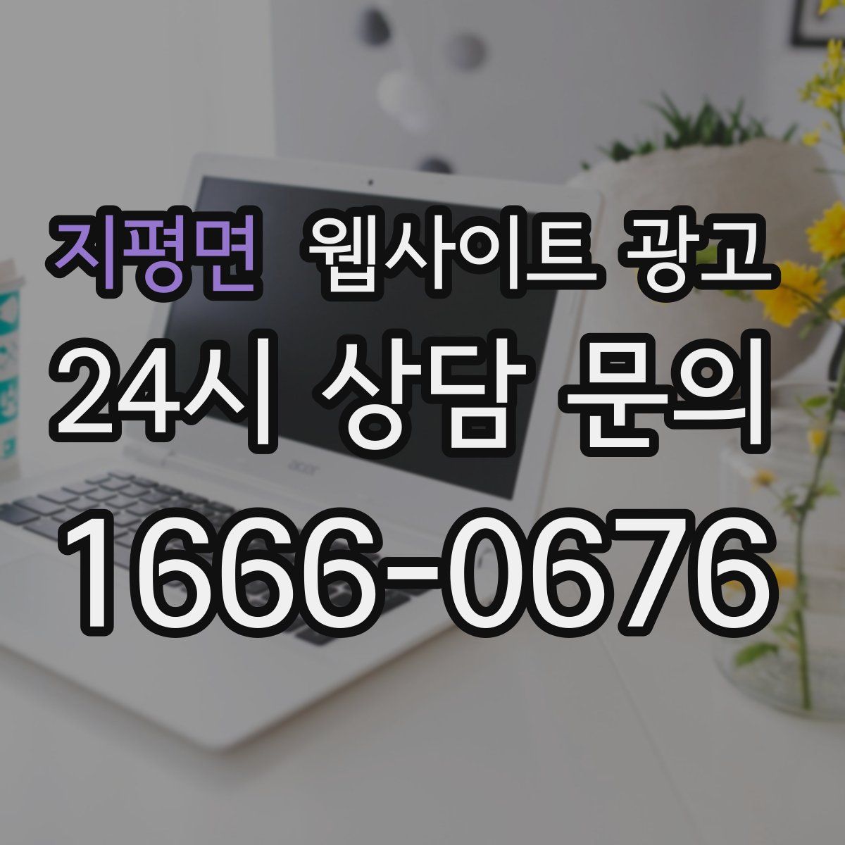 지평면 웹사이트 광고