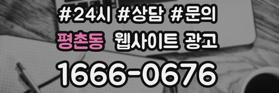 평촌동 웹사이트 광고
